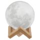 Umidificator cu difuzor aromaterapie, ultrasonic Moon Light 3D + 3 uleiuri esentiale, 800 ml - imagine 4