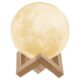 Umidificator cu difuzor aromaterapie, ultrasonic Moon Light 3D + 3 uleiuri esentiale, 800 ml - imagine 2