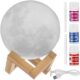 Umidificator cu difuzor aromaterapie, ultrasonic Moon Light 3D + 3 uleiuri esentiale, 800 ml