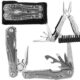 Unealta, briceag, multifunctional, 22 in 1, varfuri/biti, cu husa, inox, 16x12.5x1.5 cm, Springos - imagine 3