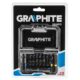 Varfuri, biti, de impact, cu adaptor magnetic, set 23 buc, 25-50 mm, Graphite - imagine 3