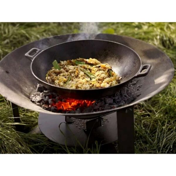 Vas de fonta tip Wok, 50x15.5 cm, Perfect Home - imagine 2