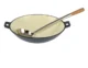 Vas de fonta tip Wok, emailat, albastru, 35.5x11 cm, Perfect Home  - imagine 3
