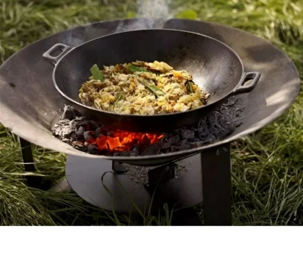 Vas de fonta tip Wok, 50x15.5 cm, Perfect Home - imagine 5