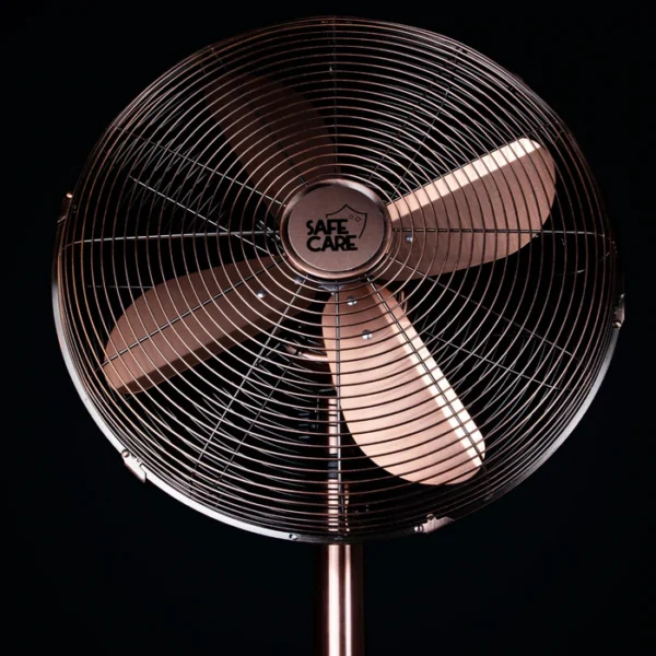Ventilator cu Stativ, Retro Vent Max Copper, 3 trepte de viteza, 40W, inaltime reglabila - imagine 4