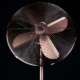 Ventilator cu Stativ, Retro Vent Max Copper, 3 trepte de viteza, 40W, inaltime reglabila - imagine 4