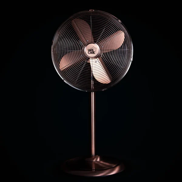 Ventilator cu Stativ, Retro Vent Max Copper, 3 trepte de viteza, 40W, inaltime reglabila - imagine 8