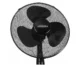Ventilator cu picior MESKO, 45 W, 3 viteze, oscilant, 40 cm, Negru - imagine 2