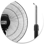 Ventilator cu picior Star Light FTBB 60W 40 cm diametru 3 trepte viteza Telecomanda Timer Negru 3