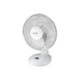 Ventilator de masa Home, 2 viteze, 21W, diametru elice 23 cm, grilaj protector, alb