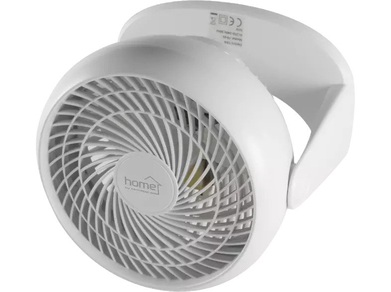 Ventilator de masa Home, fixare si pe perete, 50W, diametru elice 23 cm, 3 trepte de viteza, alb 1 Ventilator de masa Home fixare si pe perete 50W diametru elice 23 cm 3 trepte de viteza alb 1