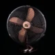 Ventilator de masa, Retro Mini Copper, 3 trepte de viteza, 35W, diametru 30 cm - imagine 9