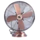 Ventilator de masa, Retro Mini Copper, 3 trepte de viteza, 35W, diametru 30 cm - imagine 2