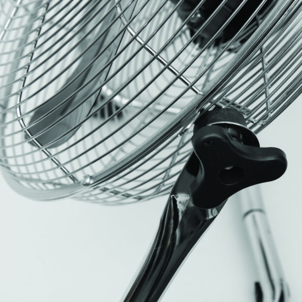 Ventilator de podea industrial Home, 120W, palete metal, 3 trepte de viteza, diametru 50 cm, Inox - imagine 4