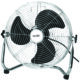 Ventilator de podea industrial Home, 60W, palete metal, 3 trepte de viteza, diametru 35 cm, Inox