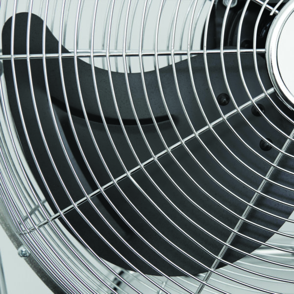 Ventilator de podea industrial Home, 60W, palete metal, 3 trepte de viteza, diametru 35 cm, Inox - imagine 4