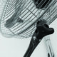 Ventilator de podea industrial Home, 60W, palete metal, 3 trepte de viteza, diametru 35 cm, Inox - imagine 5