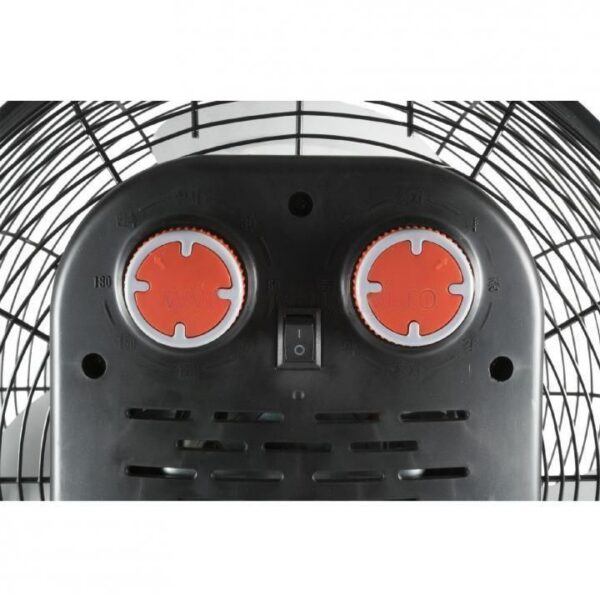 Ventilator de podea Home, cu oscilare, 50W, palete metal, 3 trepte de viteza, diametru 40 cm - imagine 2