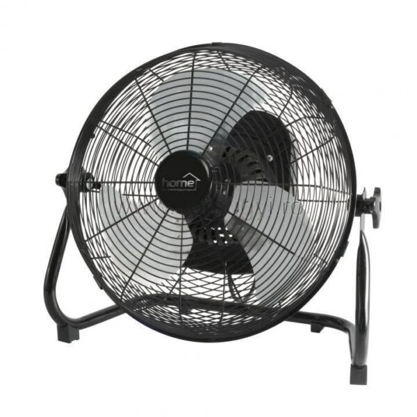 Ventilator de podea Home, cu oscilare, 50W, palete metal, 3 trepte de viteza, diametru 40 cm - imagine 1