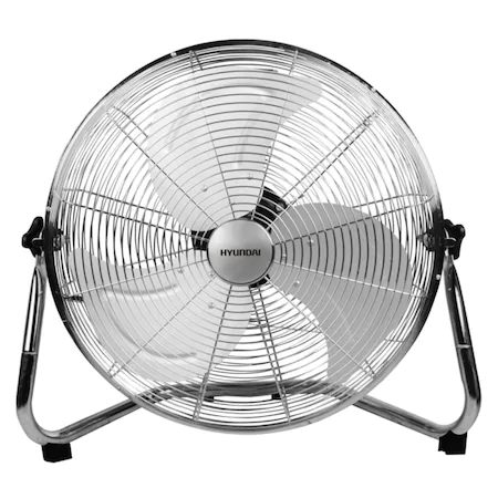 Ventilator de podea Hyundai FGD 18, 100 W, Temporizator, 4 trepte de viteza, diametru 45 cm, Inox 1 Ventilator de podea Hyundai 100 W Temporizator 4 trepte de viteza diametru 45 cm