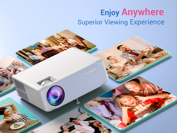 Videoproiector VANKYO Performance V630W, 6000 Lumeni,Wifi, Native 1080p, LED, HDMI, VGA, AV, USB, Geanta de transport, Telecomanda, Cablu HDMI - imagine 9