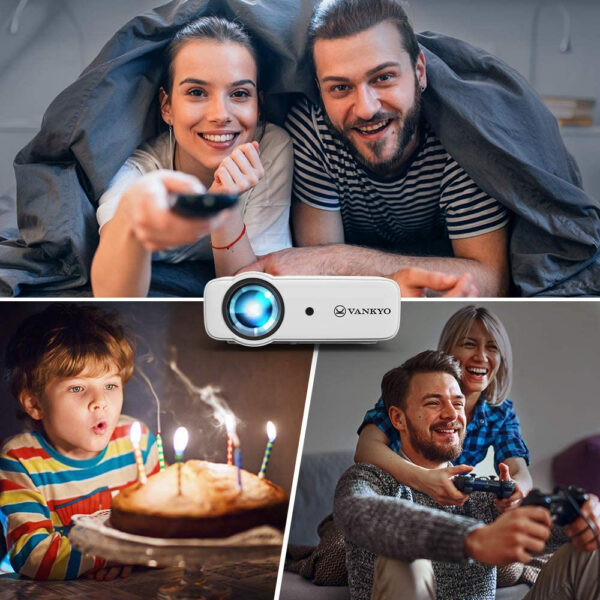 Videoproiector Vankyo Leisure 430, 4000 Lumeni, LED, HDMI, SD, AV, VGA, USB, Geanta de transport, Telecomanda, Cablu HDMI - imagine 7