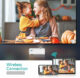 Videoproiector Vankyo Leisure 470, Wifi, 4000 Lumeni, LED, HDMI, AV, VGA, USB, SD, Conectare telefon, Telecomanda - imagine 5