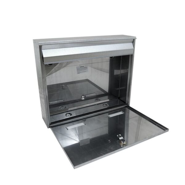 Cutie postala, inox, argintiu, format C4, 36x9x29 cm, Damech - imagine 2