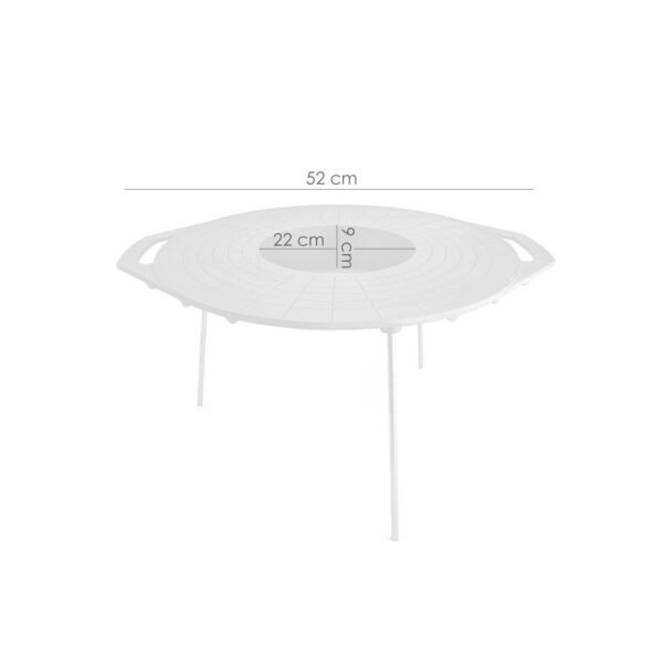 Disc pentru gratar, fonta, tip grill, cu picioare, 52 cm, Mixt Barbeque  - imagine 9