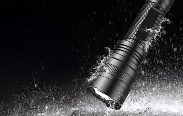 Lanterna SupFire C8-H, 15W, LED, 1500 lm, 4000 mAh, 5 moduri, rezistenta la apa, incarcare USB, Negru - imagine 2