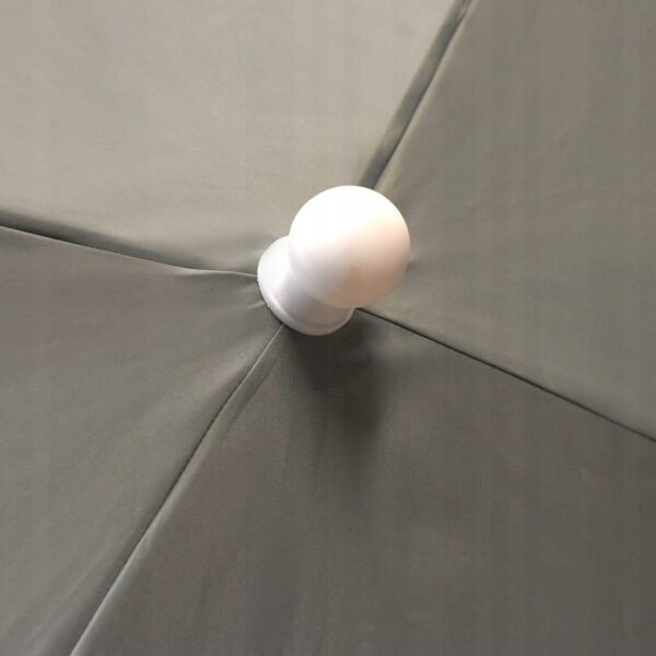 Umbrela balcon/terasa, Jumi, cu manivela, antracit, 220x130x240 cm - imagine 5