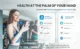 Cantar de baie Smart Renpho CS20M, Maxim 180Kg, 13 masuratori, BMI, BMR IMC, Bluetooth, compatibil Fitbit, Apple Health, Google Fit, - imagine 8
