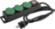 Prelungitor electric pentru exterior, cu protectie, intrerupator, 3 prize, 5 m, Strend Pro - imagine 2