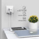 Adaptor Europe to USA Tessan TS-611, EU - US, 2xUSB - 2,4A, 10 A - imagine 6