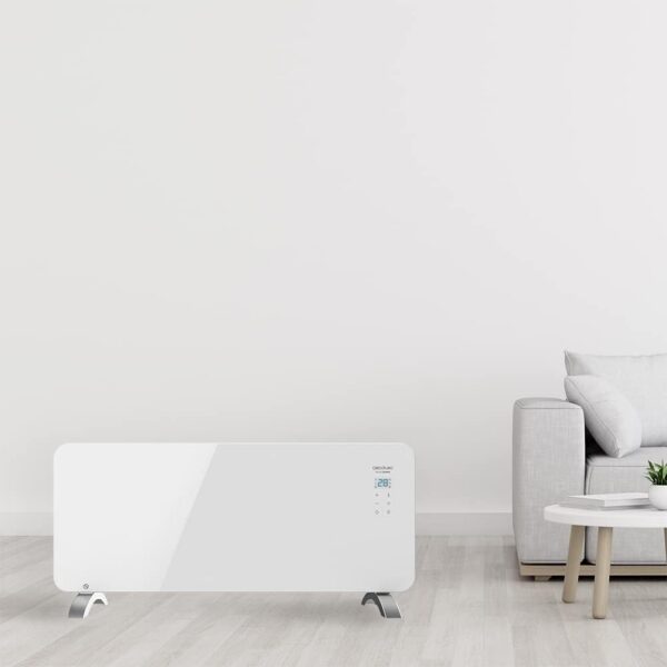 Convector Electric panou de sticla Cecotec Ready Warm 6750 Crystal Smart, Wifi, 2000 W, 20 m2, control aplicatie - imagine 3