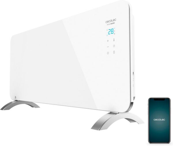 aeroterma-ceramica-cecotec-readywarm-6700-ceramic-sky-2000-w-3-moduri-copie-811510.jpg Convector Electric panou de sticla Cecotec Ready Warm 6750 Crystal Smart, Wifi, 2000 W, 20 m2, control aplicatie - imagine 1