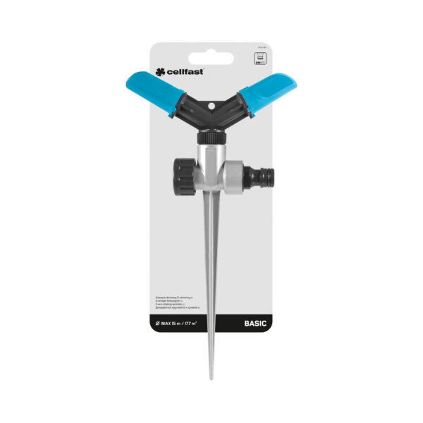 Aspersor rotativ cu 2 brate Cellfast BASIC - imagine 2