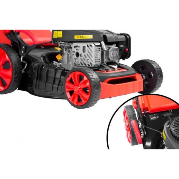 Masina de tuns iarba, gazon, Strend Pro, pe benzina, autopropulsie, 2400 W, 3.2 CP, 45.7 cm - imagine 4