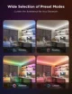 Banda LED Govee COB H61E5 Pro, 3M, RGBIC+W, 1260 LEDs m,  Alexa, Google Asistant, Matter, Bluetooth, Wi-Fi - imagine 5