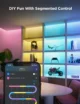 Banda LED Govee H61F5 2 Pro, 5M, RGBWW, 60 LEDs m,  Alexa, Google Asistant, Matter, Bluetooth, Wi-Fi - imagine 7