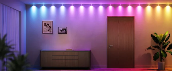 Banda cu Spoturi LED Govee RGBIC String Downlights, H608A, 5m, Wi-Fi, sincronizare muzica - imagine 8