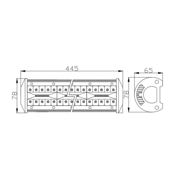 Bara LED Auto Carguard Off Road, 120W, 120 SMD LED-uri, 12.600 lm - imagine 7