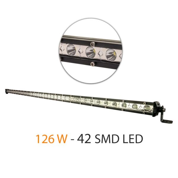 Bara LED Auto Carguard Off Road, 126W, 42 SMD LED-uri, 8400 lm - imagine 1