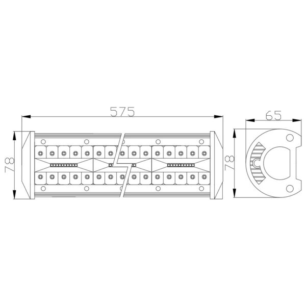 Bara LED Auto Carguard Off Road, 160W, 160 SMD LED-uri, 16.800 lm - imagine 7