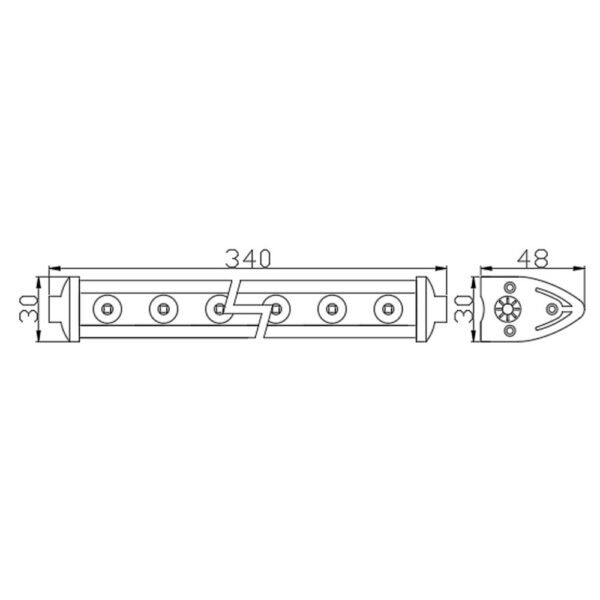 Bara LED Auto Carguard Off Road, 36W, 12 SMD LED-uri, 2400 lm - imagine 7