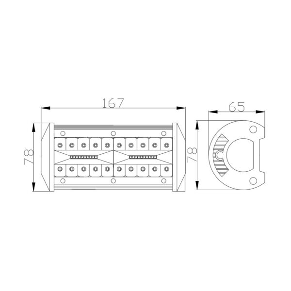Bara LED Auto Carguard Off Road, 40W, 40 SMD LED-uri, 4200 lm - imagine 7