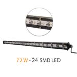 Bara LED Auto Carguard Off Road, 72W, 24 SMD LED-uri, 4800 lm