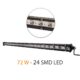Bara LED Auto Carguard Off Road, 72W, 24 SMD LED-uri, 4800 lm