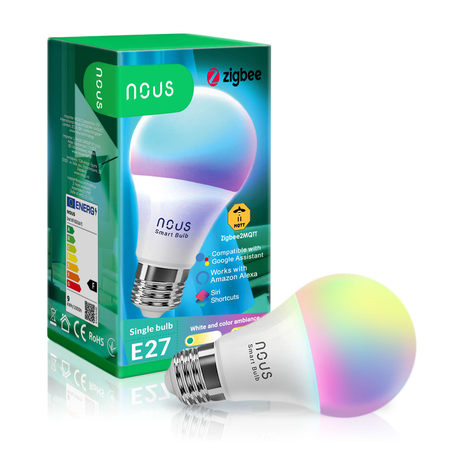 bec-led-rgb-smart-nous-p3-e27-control-din-aplicatie-copie-795421.jpg Bec LED RGB Smart NOUS P3Z ZigBee, E27, Control din aplicatie - imagine 1
