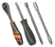 Set capete diverse cu cheie, sertar TIP A (385x150 mm) pentru dulap mobil, 1/4", 4-14 mm, 44 elemente, RICHMANN EXCLUSIVE - imagine 9